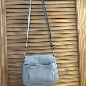 Marc Jacobs Empire City Gray Leather Crossbody Bag